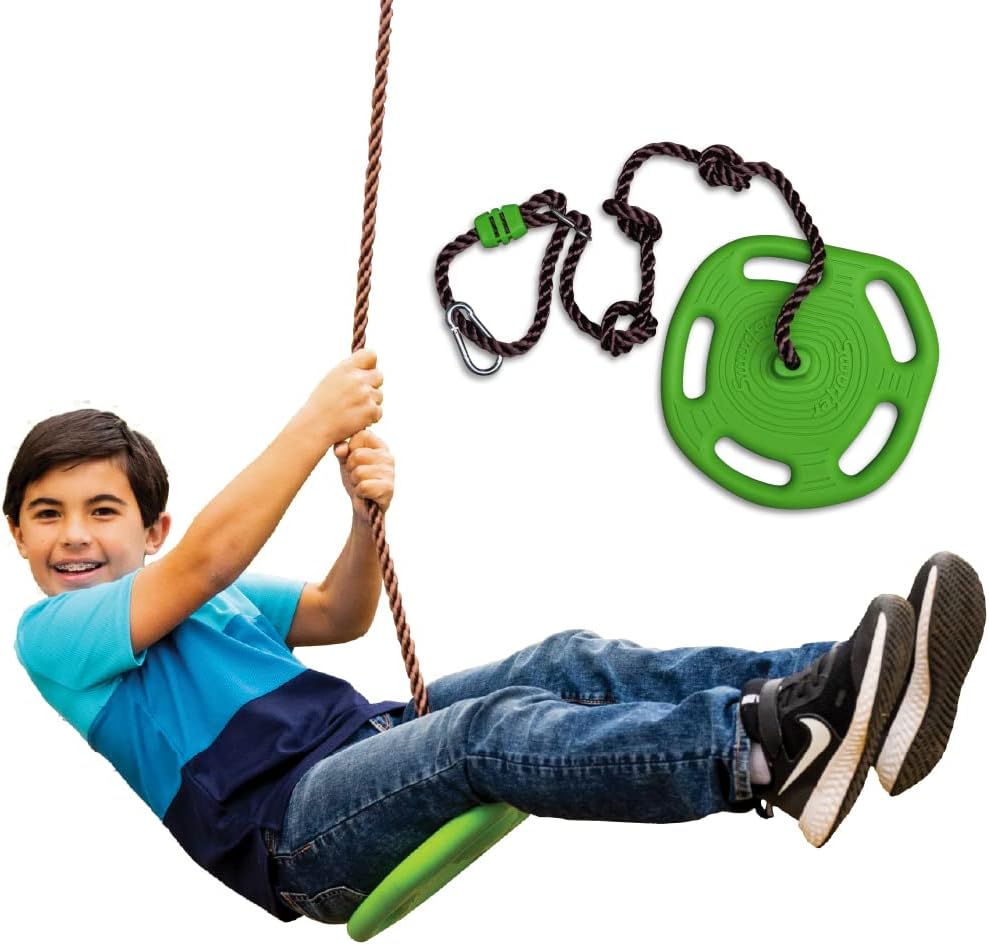 Child on Disc Swing