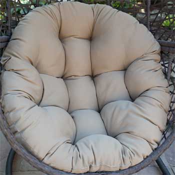 Tufted Cushion on Egg Swing