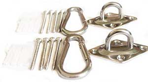 Hammock Hooks to Hang a Macrame Hammock Chair from a Ceiling or Beam