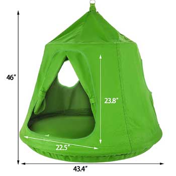 Hanging Tree Tent Dimensions and Door Size