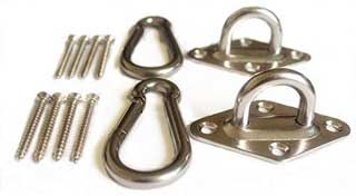 Suspension Ceiling Hook Kit for Hanging Hammocks and Hammock Chairs Indoors