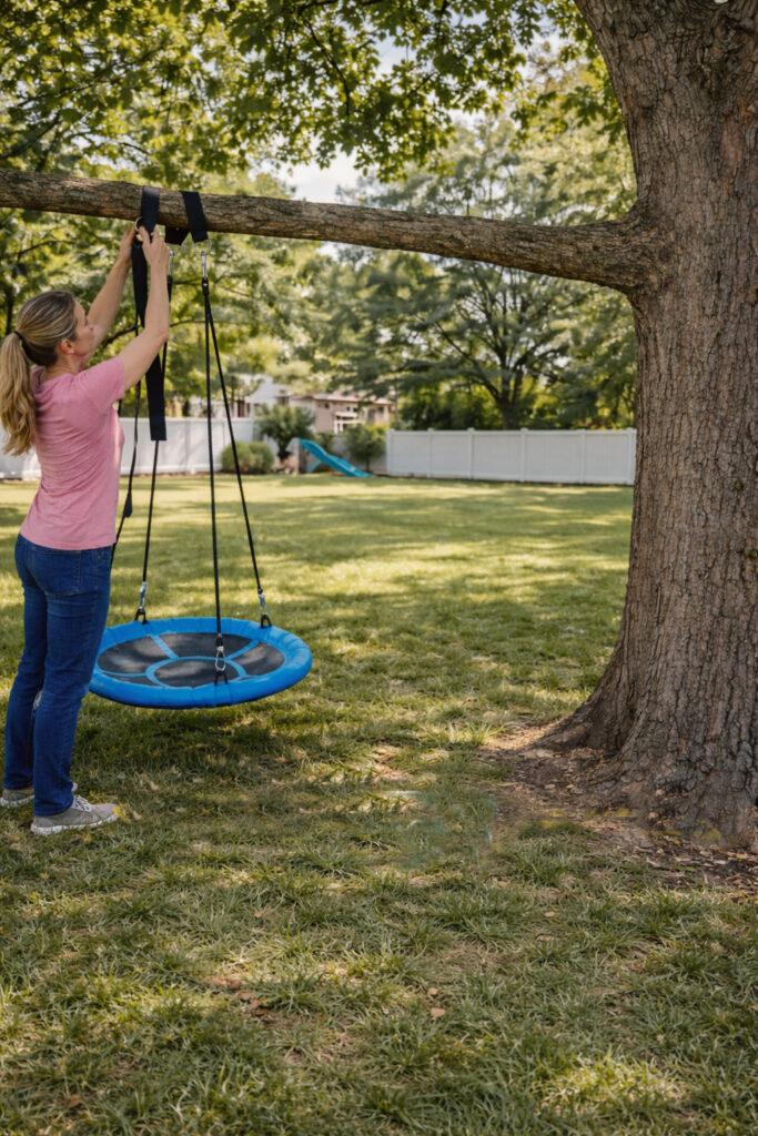 Tree Swing Installation