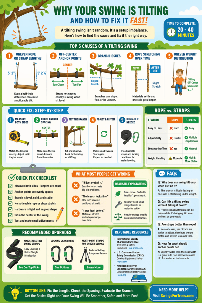 Infographic - Why Your Swing is Tilting - and How to Fix it Fast