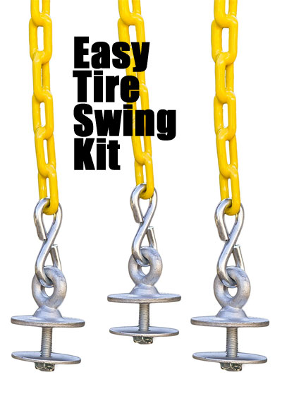 How to Make a Tire Swing: Easy Swing Kit with Eye Bolts and Chain