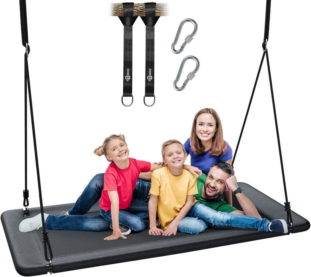 High Capacity Multi-person Platform Swing